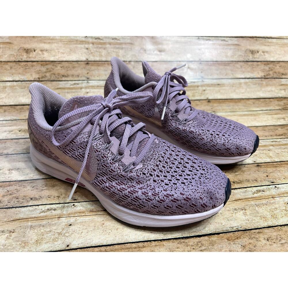 Nike Women's Nike Air Zoom Pegasus 35 Running Shoes Pink Rose Size 8 - Picture 3 of 11